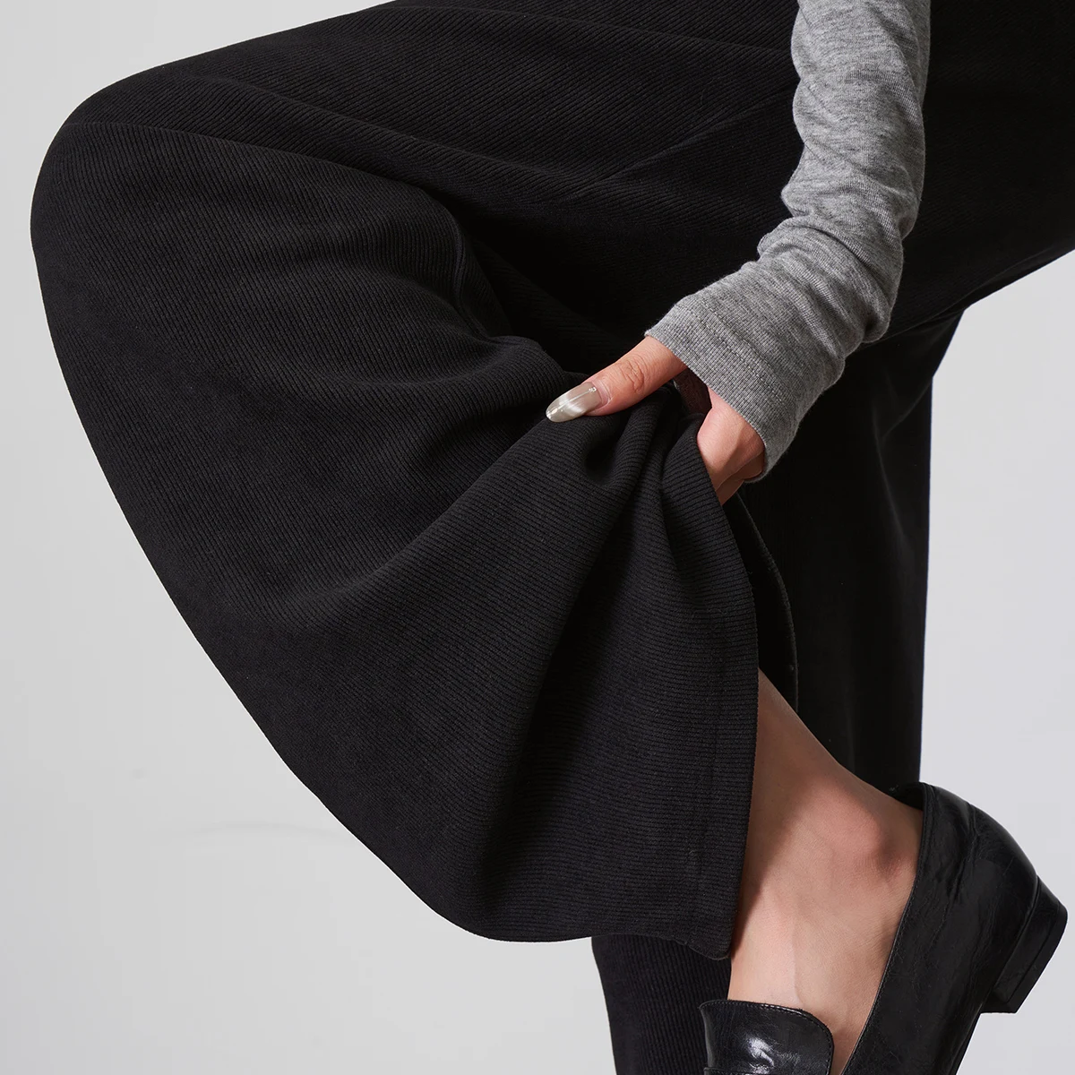 OLrain Women Fashion Pants Solid Straight Long Pants 2025 Autumn New in Casual Basics Loose Trousers Female Clothing O57QK001262