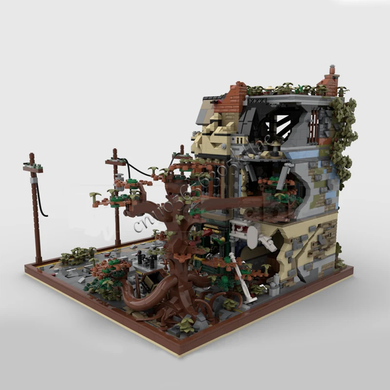 5126 PCS House Street Set Tudor Corner Apocalypse Version MOC Customize Modular Building Block Creative DIY Holiday Toy Gifts