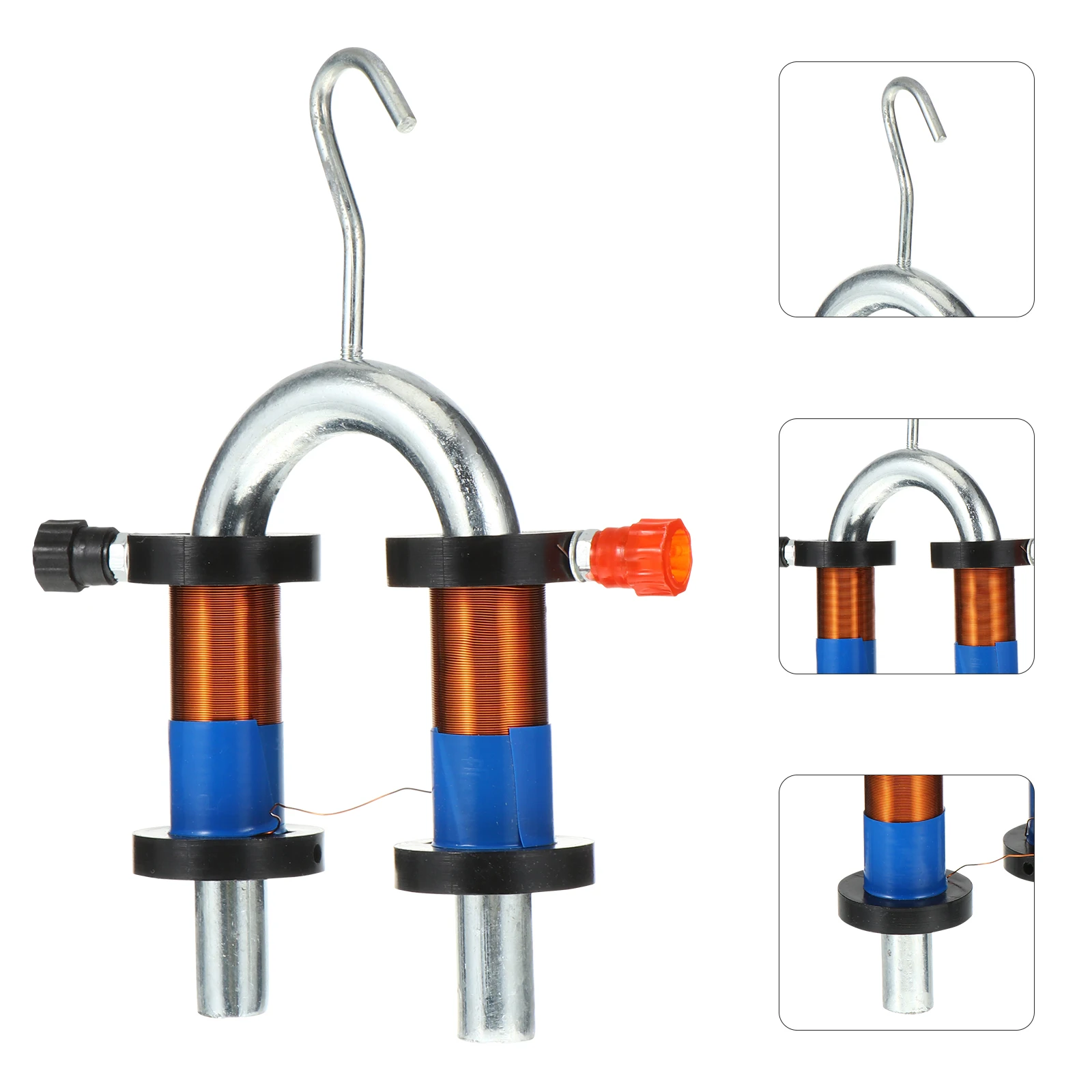 

Hoof Shaped Electromagnet Experiment Equipment U Shaped Iron Core Two Coils Armature Copper Wire Winding Visible Plastic Tape