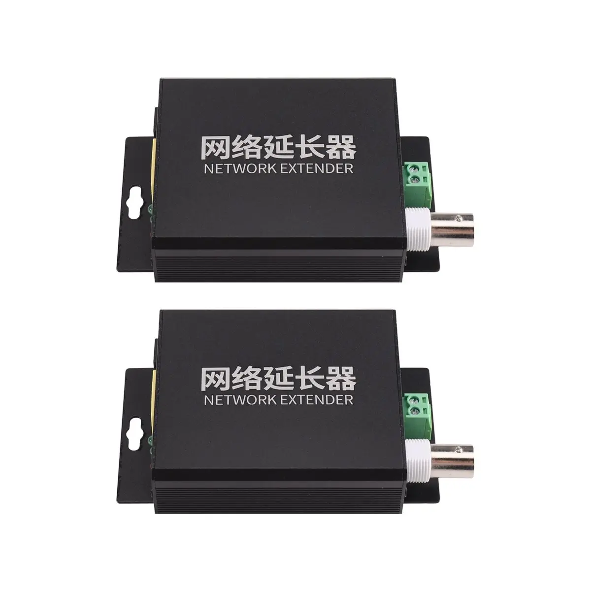 IP over Coaxial Converter EOC Transceiver Ethernet Power IP Network Data Through RG59 Coaxial Analog Transmitter