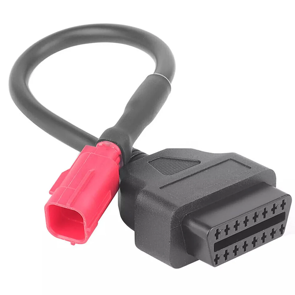 On-BD2 6 Pin Plug Adaptor Cable On-BD Motorcycle Cable Scanner On-BD2 6 Pin Adapter for Honda Kawasaki Moto Guzzi Piaggio Vespa