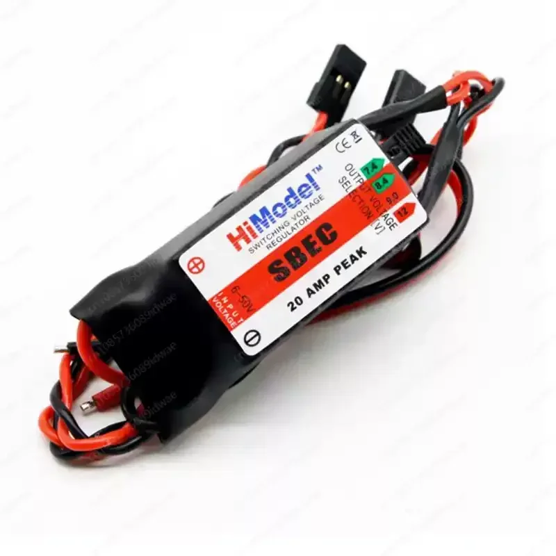 

20A high current BEC step-down module SBEC model aircraft UBEC external power supply input 6-50V support 12S lithium battery