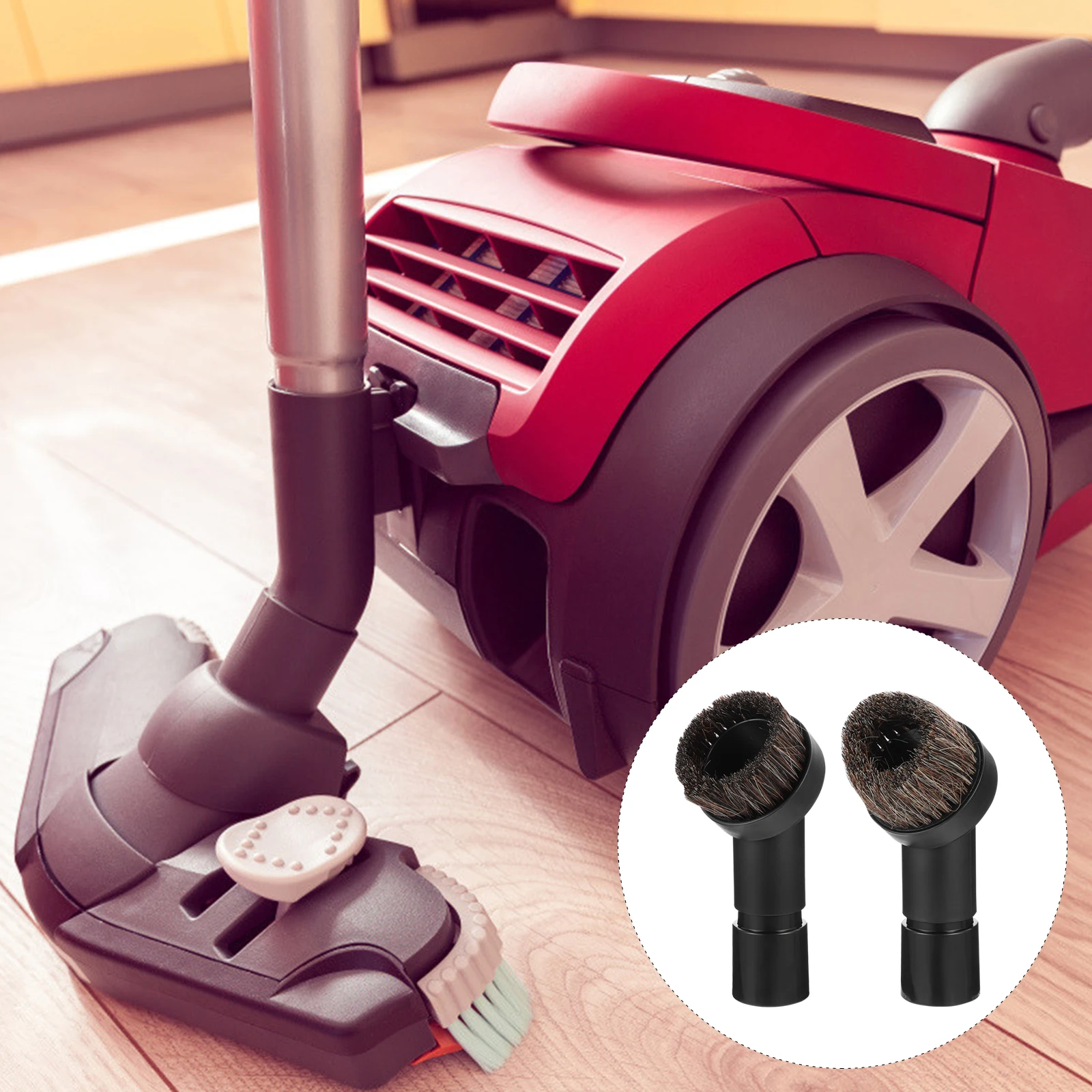 

1Set Dusting Brush for Vacuum Cleaner Adapter with Cleaning Brush Attachment Converter Sturdy Lightweight Household Tool