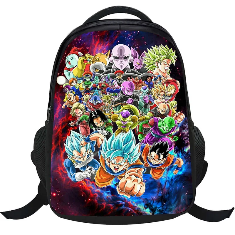 Anime Dragon Ball Z popularne Goku Vegeta Super plecaki dla nastolatków Violetta torba dla dzieci dziewczyny chłopcy prezenty szkolne Bookbags