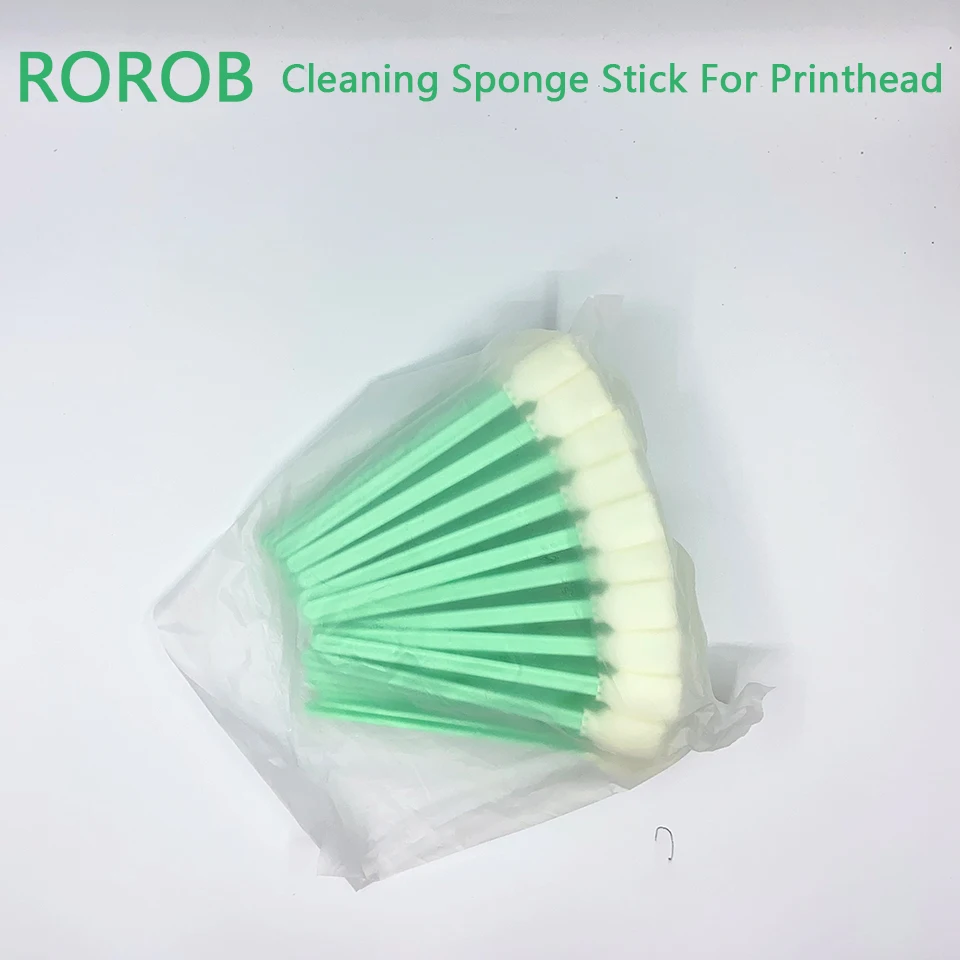 Printhead Cleaning Sponge Stick For Polaris Epson Roland Konica Ricoh Print Head Cleaning Inkjet Printer Dust-free Sponge Clean