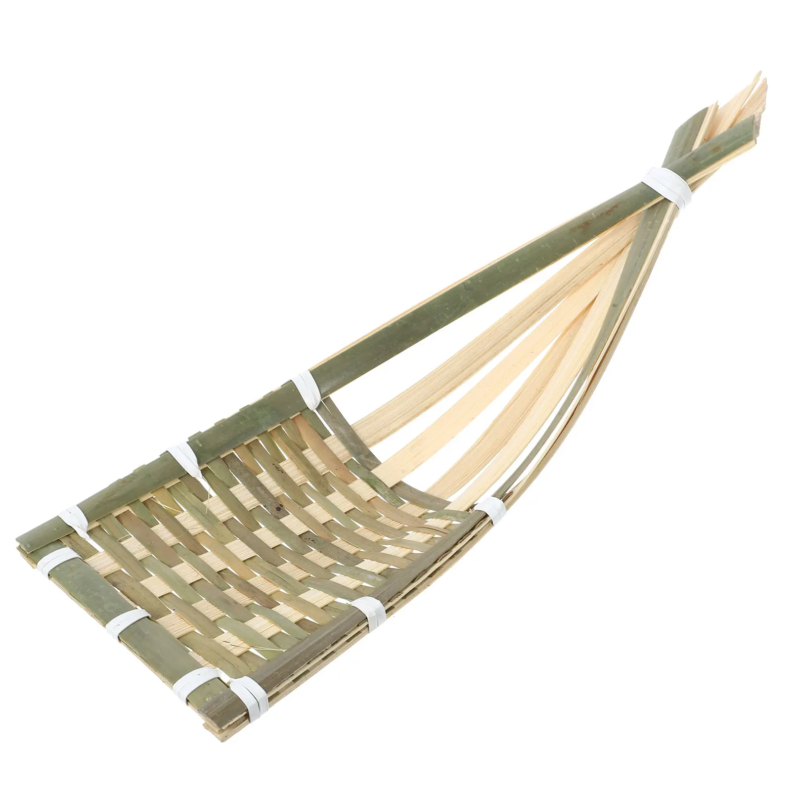 

Bamboo Woven Tray Sashimi Plate Decorative Basket Handmade Color Reusable Perfect for Parties Serving Sushi