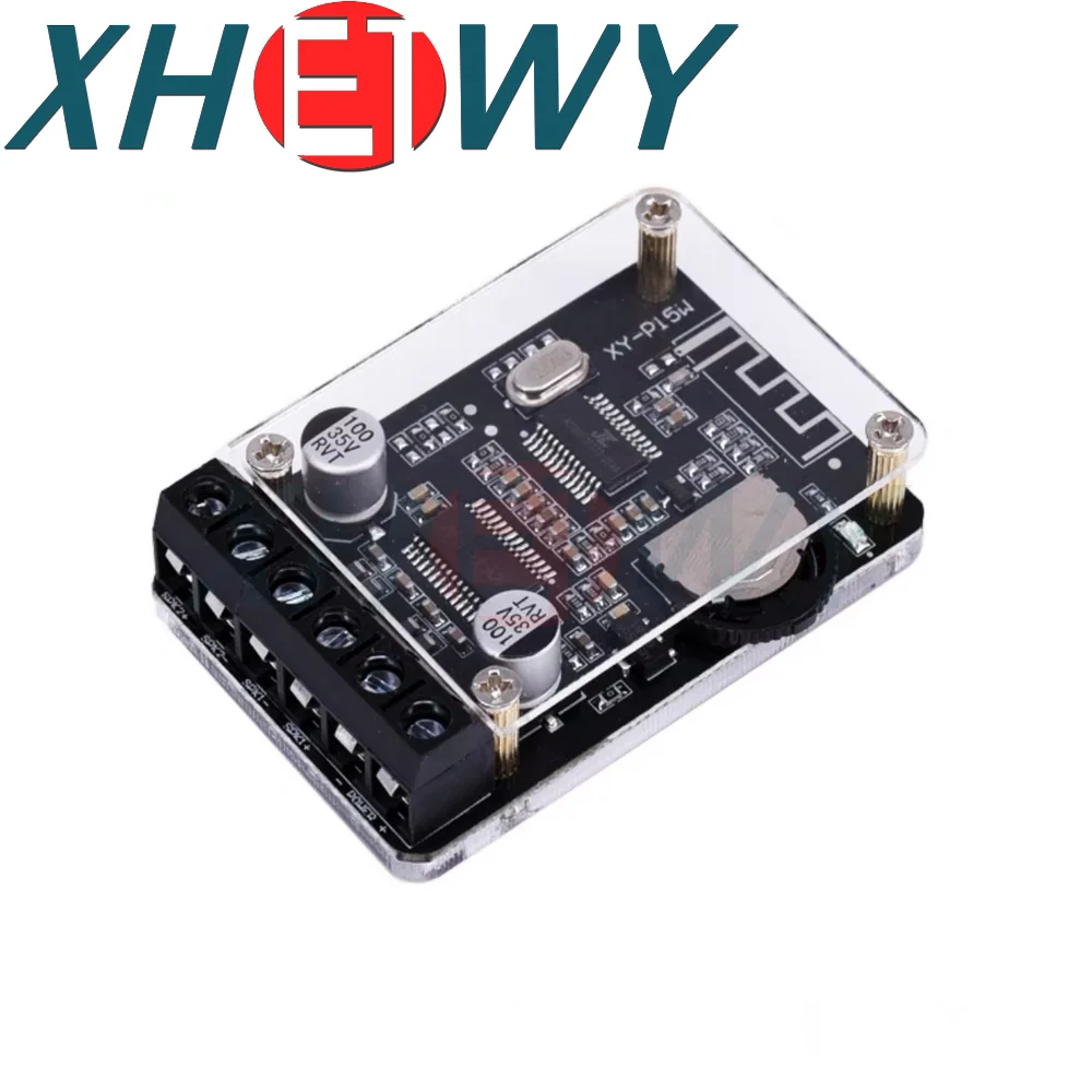 10W/15W/20W Stereo Bluetooth Amplifier Board 12V/24V High-power Digital Module XY-P15W