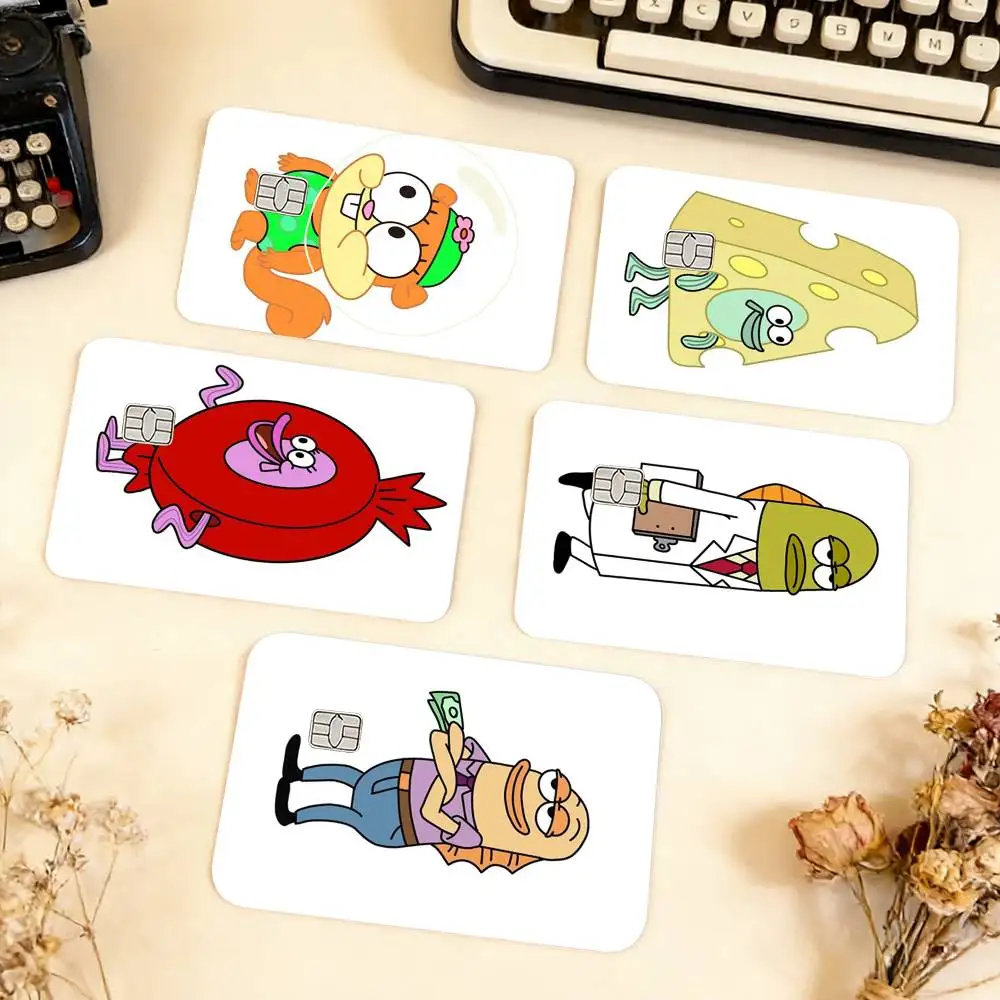 

Little Residents of Bikini Bottom Waterproof Film Skin Cover Credit Card Stickers Debit Front Bank Bus Pass