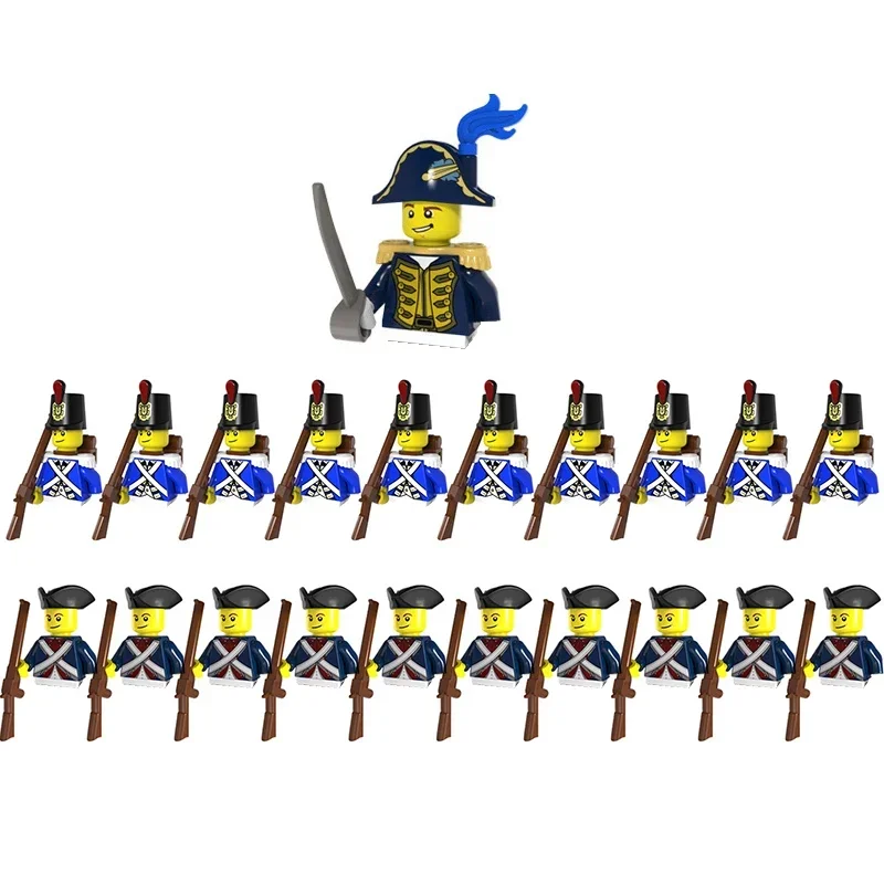 

Военная империя, губернатор, темно-синие фигурки солдат, строительные блоки, WW2, британские, немецкие, США, собранные детские развивающие игрушки для мальчиков