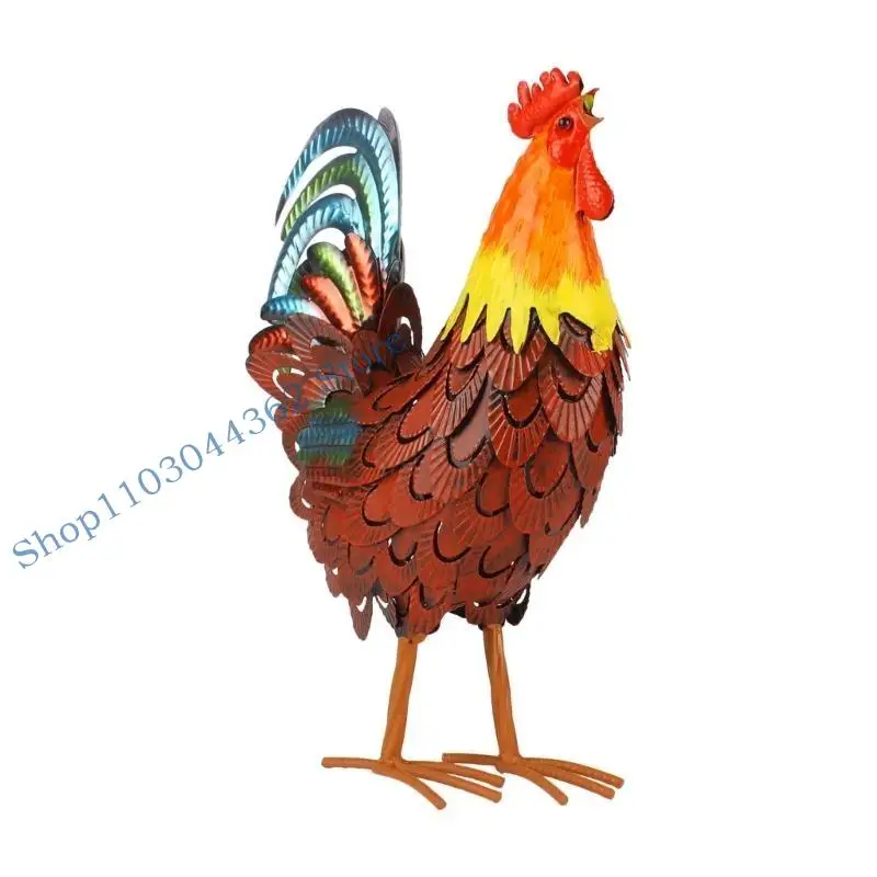 

A3PA Chicken Statue Decors Rooster Sculpture Modern Art Table Centerpieces Crafts