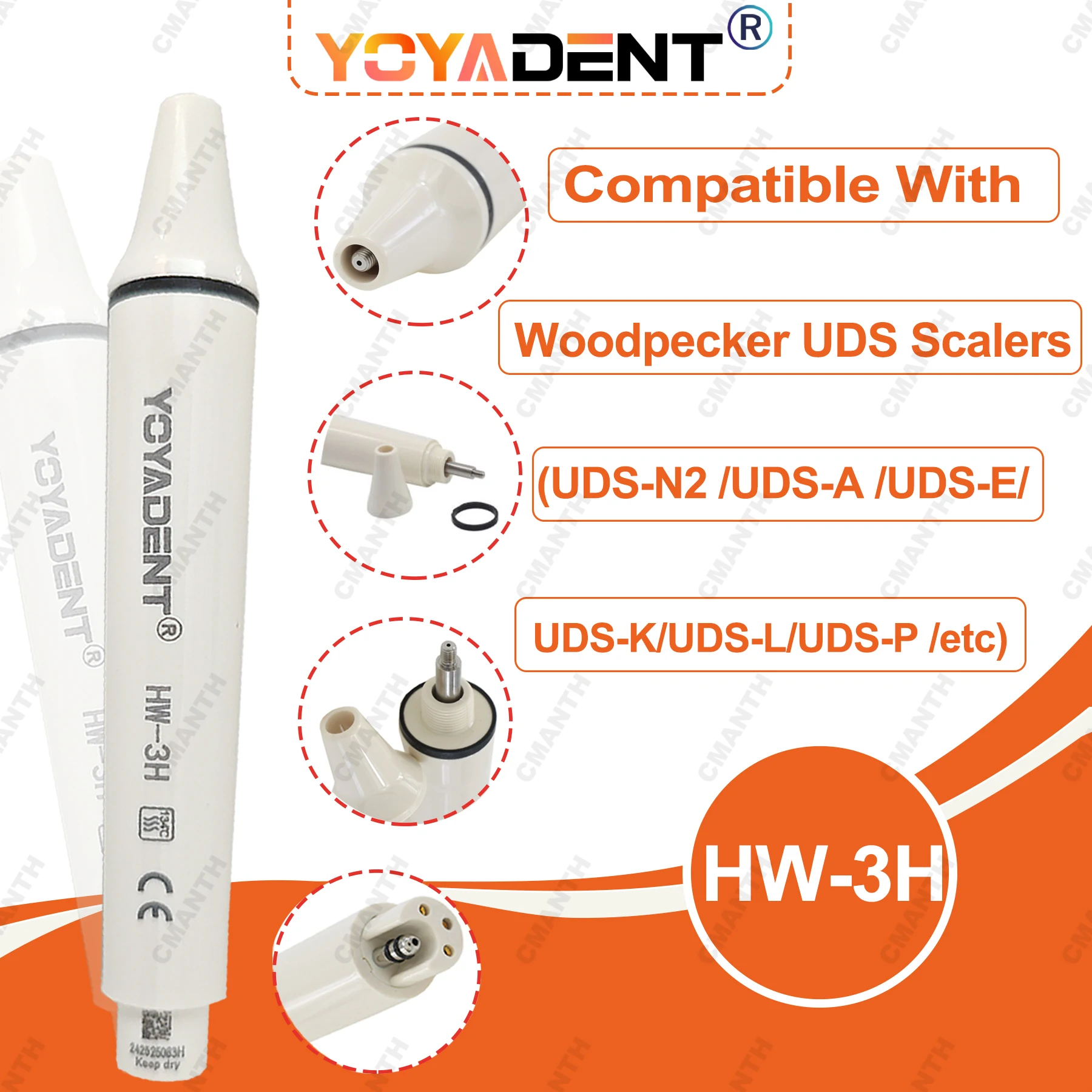 

Стоматологический ультразвуковой пизоновый скалер, наконечник HW-3H, кабельная трубка, подходит для дятла, EMS, ультразвуковой скалер, стоматология, отбеливание зубов