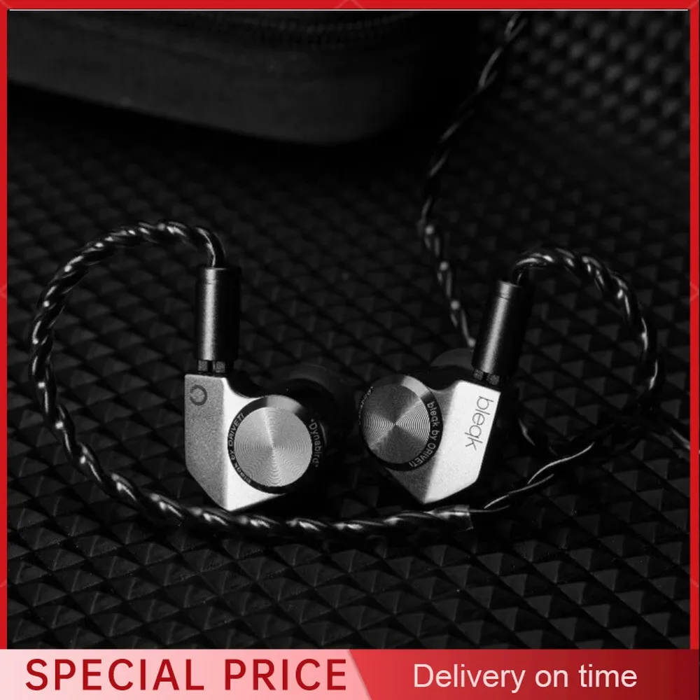 ORIVETI bleqk Dynabird Exclusive 9.2mm Berylium-coated 1DD In-Ear Earphones with 2Pin 3.5mm Cable