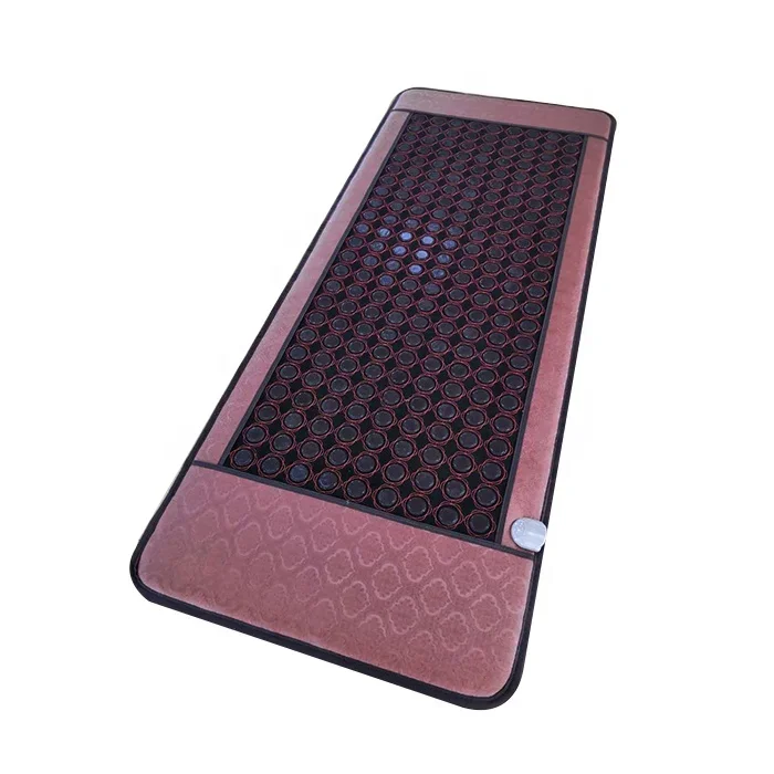 

Happy dream natural jade massage pad stones negative ion heating mattress