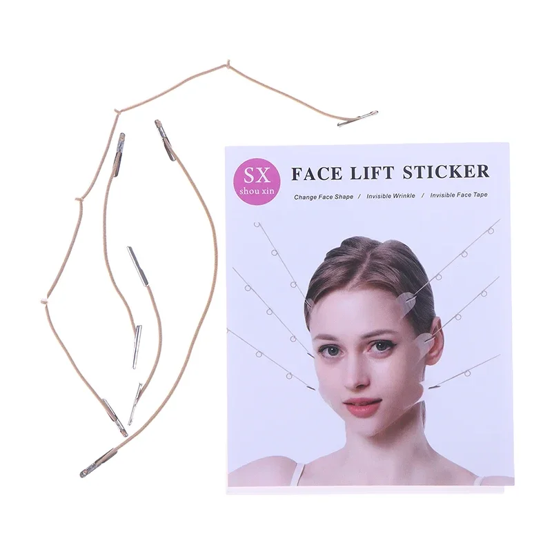 แผ่นแปะยกกระชับหน้า 30/42/60 ชิ้น แบบแปะทันที มองไม่เห็นรอยต่อ ใช้ได้กับใบหน้า คอ ใต้ตา คางสองชั้น ช่วยยกกระชับรูปหน้าวี แผ่นแปะแต่งหน้า