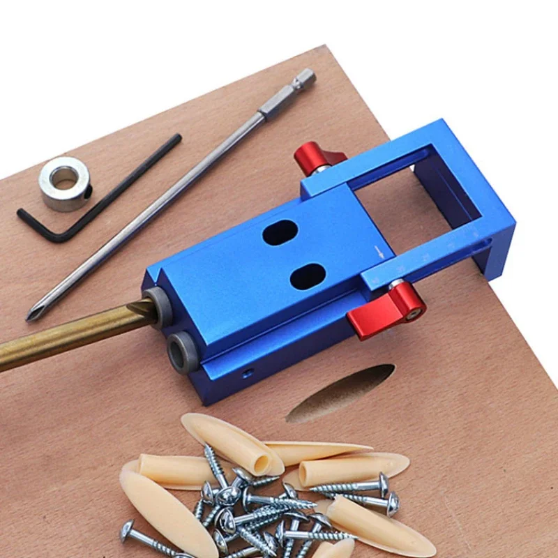 High Quality Good Feedback Aluminum Alloy 9.5mm Pocket Hole Jig With 3 Holes