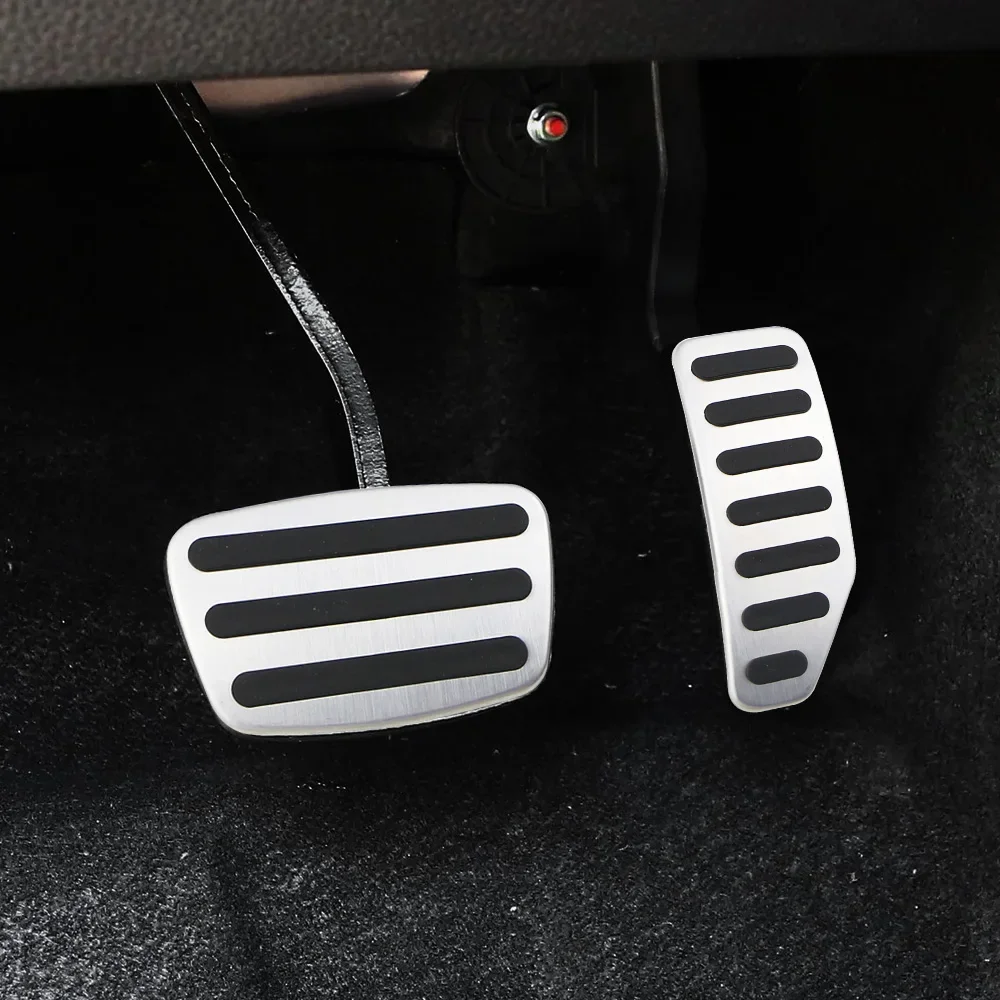 Car Pedasl for Isuzu D-MAX 2024 2023 2022 2021-2017 Pedal Cover Brake Accelerator Non-Slip Pads Stainless Steel Accessory