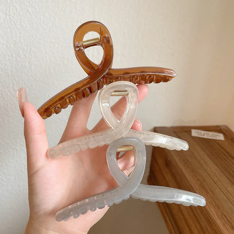 61pcs Cute Set Hair Clip Headdress Plush Hair Ring Hairhoop Girls Ponytail Rubber Band Shark Clip Geometry Hair Claw Hair image 2