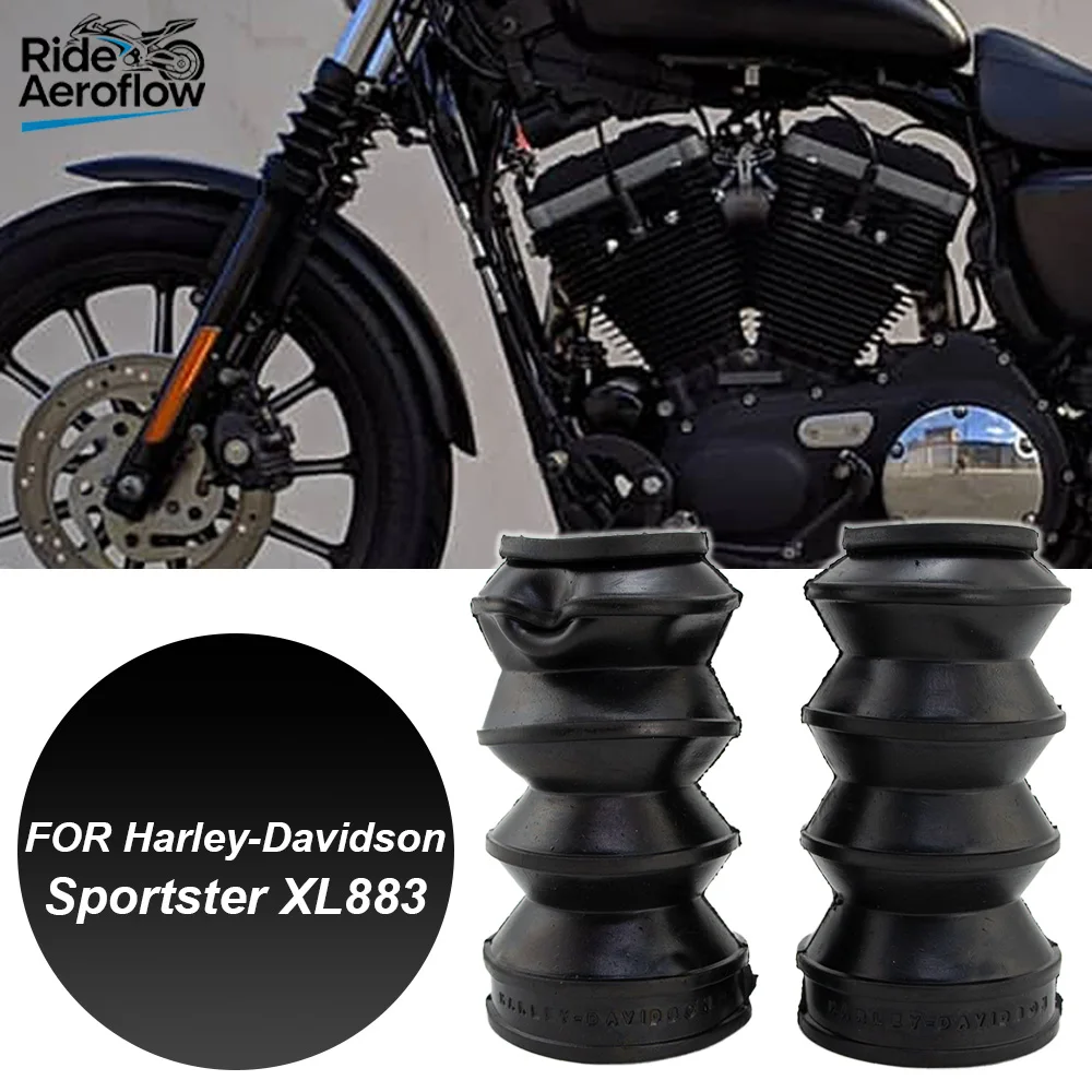 

Motorcycle Front Fork Protection Cover Dust Cover Rubber Boot Shock For Harley for Sportster for Dyna FX XL 883 Accessories