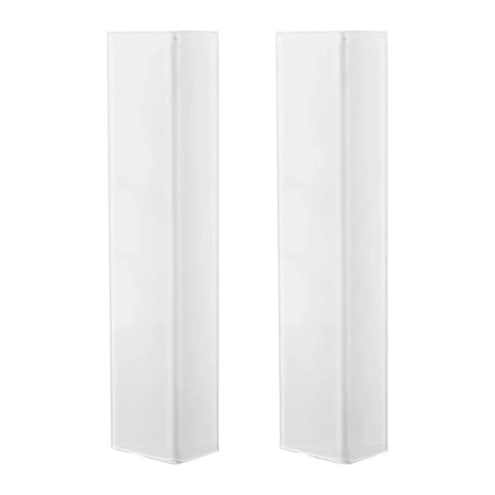 2pcs Portable Elastic Fabric Truss Cover 2M Easy Installation Scrim Sleeves Exhibition Stand Cover Wedding Stage Decor