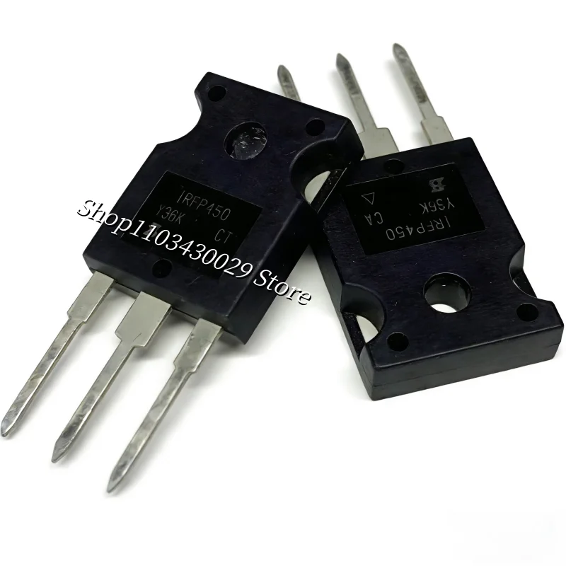 10Pcs refurbished original IRFP450PBF IRFP450 TO-247 14A 500V N-Channel Field Effect Tube