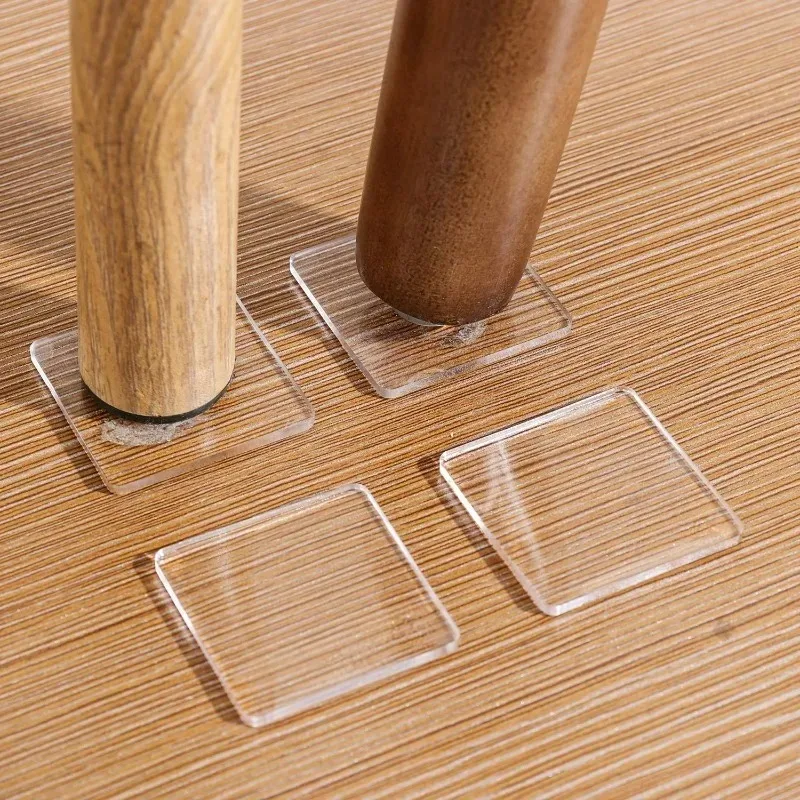 4pcs/Set Transparent Anti Vibration Shock Absorbing Pad Mat Washing Machine Self Adhesive Mute Anti-Shock Protection Porte Pad