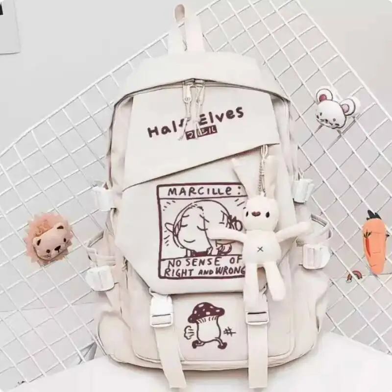 

Anime Delicious In Dungeon Schoolbag Backpack High-Capacity Shoulder Bag Cosplay Travel Student Teenager Gift B1670 Hit