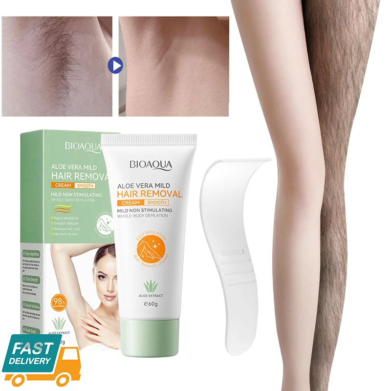 Painless Hair Removal Cream For Ladies Body Leg Sensitive Areas Facial Hair Remover Inhibitor Permanent Hair Removal Products60g