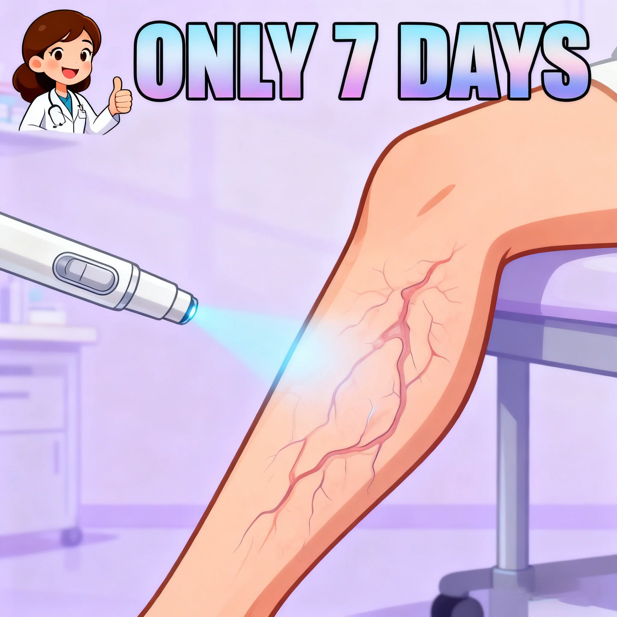 

Blue light pen Says Goodbye To all veins