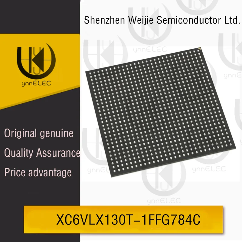 ​ ​ الأصلي XC6VLX130T-1FFG784C FPGA - Virtex-6 131K الخلايا المنطقية، 784-Pin FCBGA