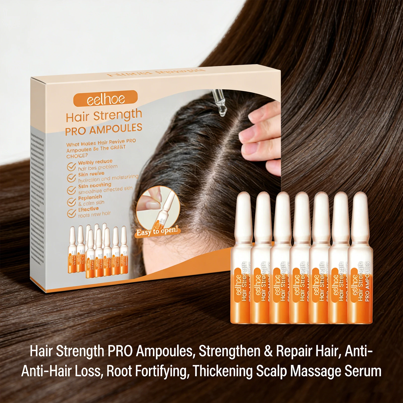 Hair Care Ampoules Effectively Promoting Hair Growth Strengthen Hair Roots Prevent Hair Loss Moisturizing Scalp Repair Essence