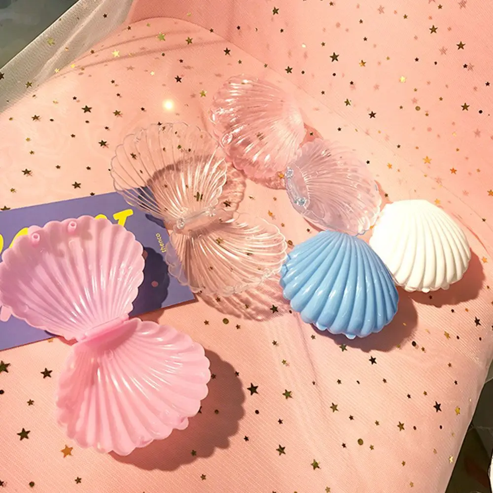 

Creative Seashell Shape Necklace Packaging Earrings Storage Gift Jewelry Box Boxes