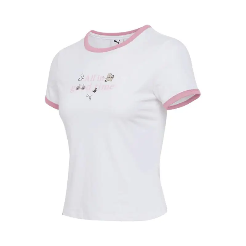 

Puma Women's - ALL IN GOOD TIME SS TEE W - Puma White Short T-shirt 63479802