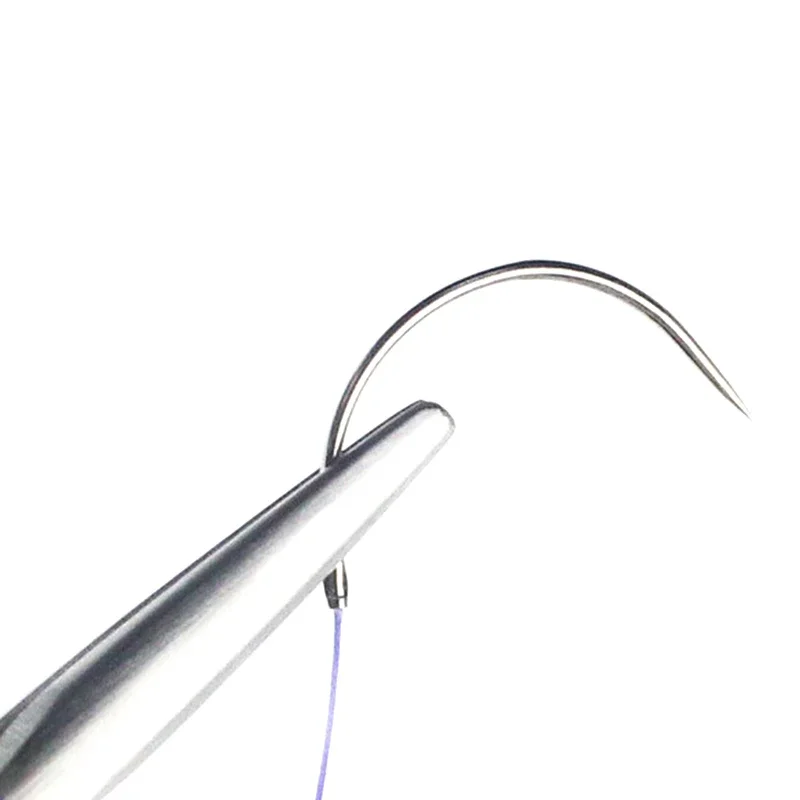 1Pcs Absorbable Suture Thread Pet Dog Specific PGA 90CM With Needle 2-0 3-0 4-0 Teaching Demonstrations Exercises Use