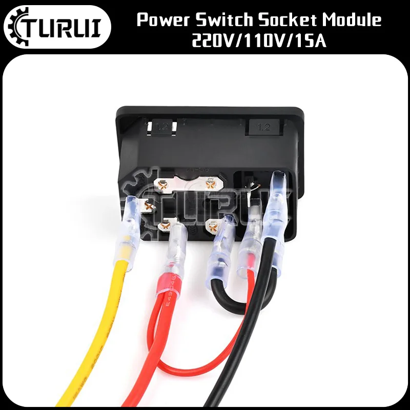 Voron SW/2.4/Trident 3D printer accessories power switch socket module 220V/110V