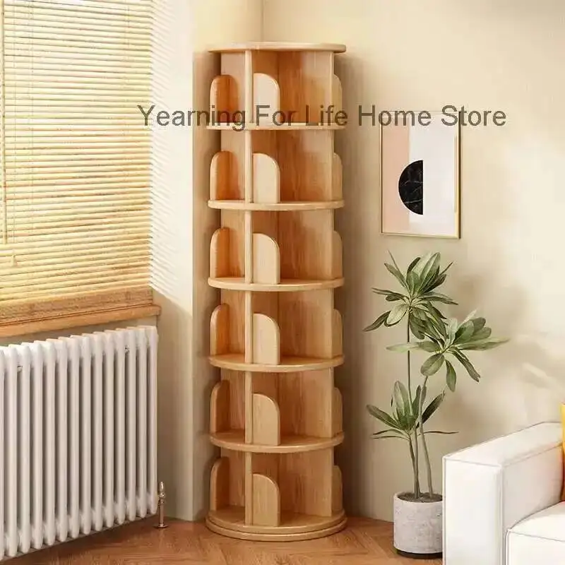 

Luxury Book Shelf European English Display Nordic Vintage Story Book Shelf Library Aesthetic Wood Estanteria Trendy Furniture