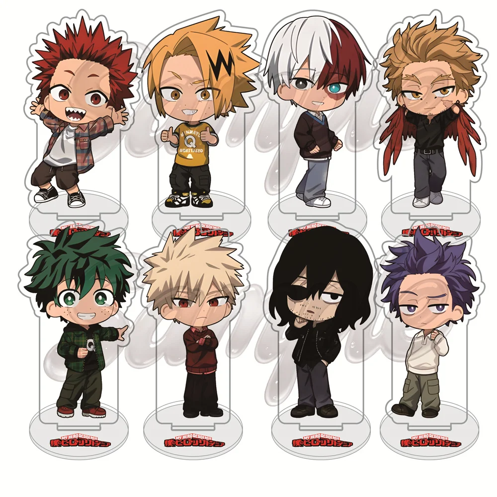 Anime My Hero Academia 10cm Acrylic Stand Bakugou Tabletop Decorations Exquisite Products Accessories Decor Gifts Keychain