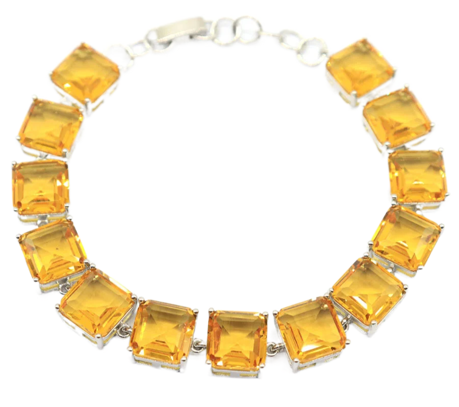 

Buy 4 Get 1 Free 10x10mm 22g Tourmaline Citrine Peridot Tanzanite Gold Citrine Females Dating Silver Bracelet 6.5-8.0inch