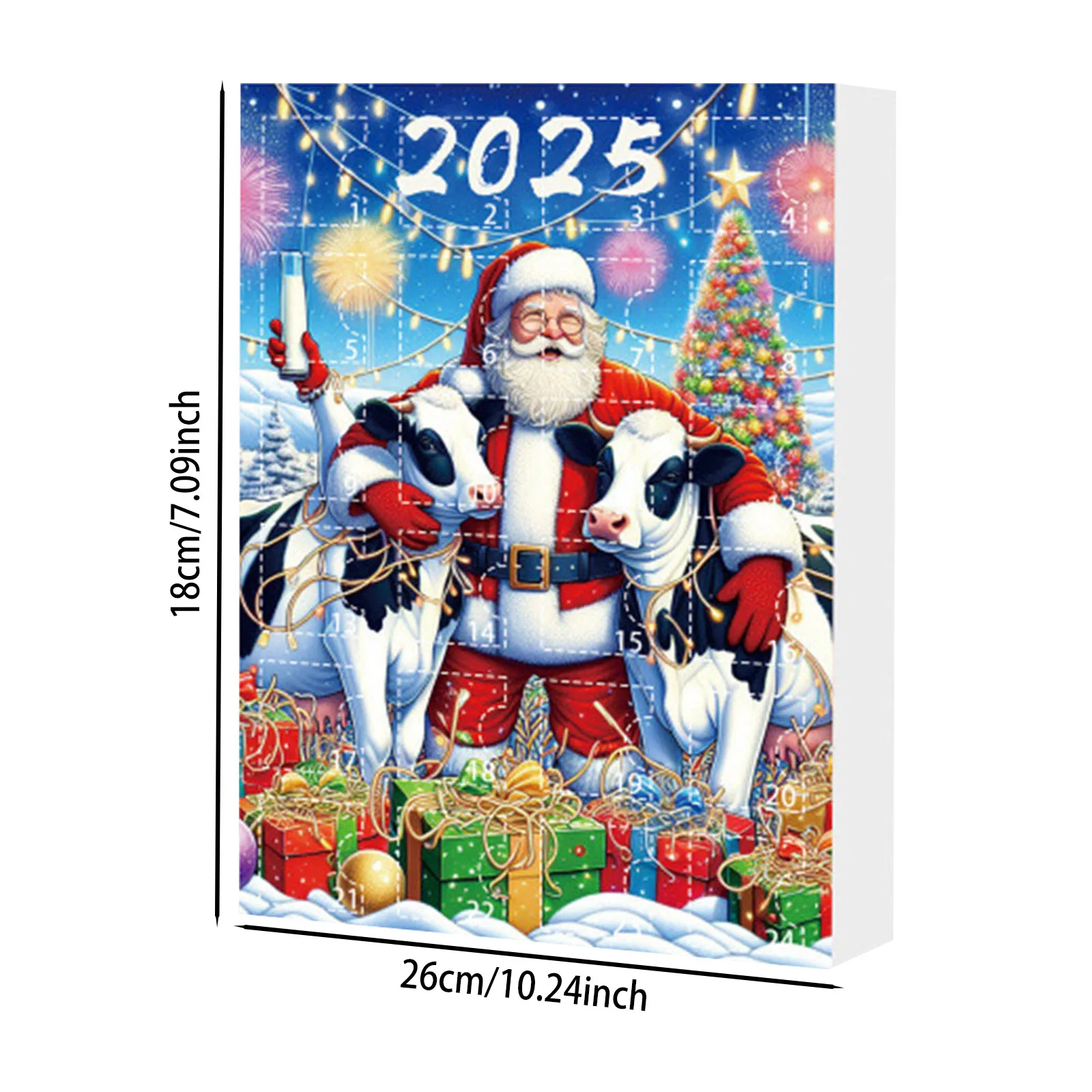 Analog Stopwatch Clock Christmas Is Coming Holiday Calendar Box Countdown 24 Days Kitchen Digital Timers for Cooking