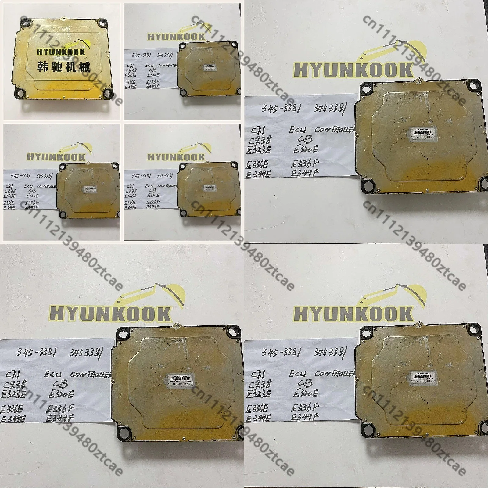 Excavator ECU Controller 345-3381 3453381 Engine Control Unit for C7.1 C9.3B C13 E323E E320E E336E E336F E349E E349F