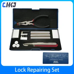 CHKJ Original HUK Professional 12 in 1 HUK Lock Disassembly Tool Locksmith Tools Kit Remove Lock Repairing Set