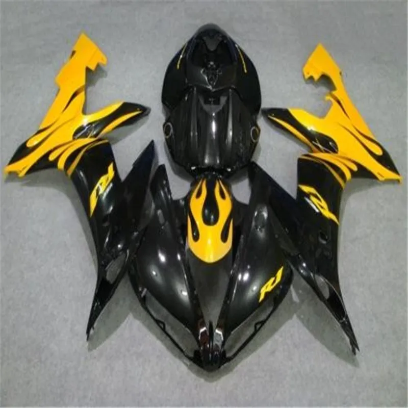 

Motorcycle Fairings Kit for YAMAHA YZFR1 04 05 06 YZF R1 YZF-R1 2004 2005 2006 YZF1000 Injection yellow Black Bodywork Set