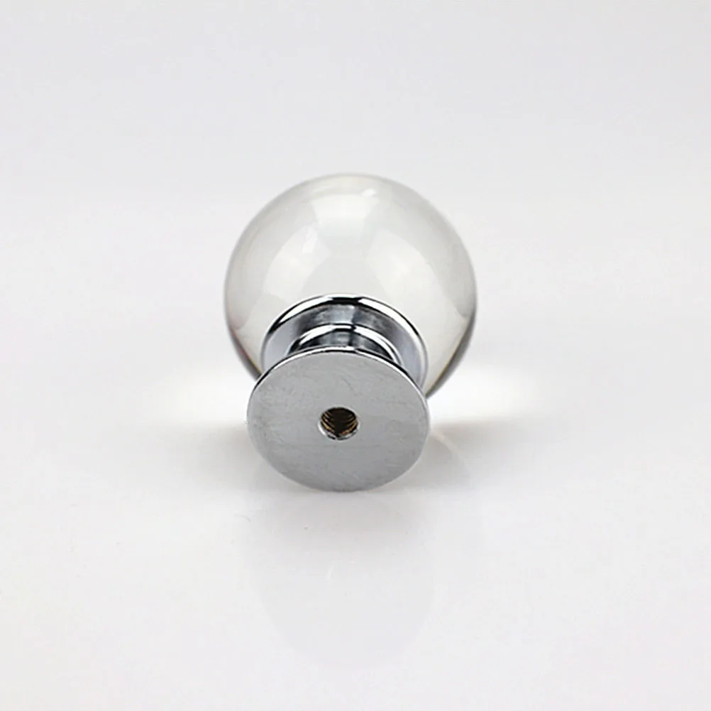 5 Pcs Crystal Light Ball Holds Hands Drawer Knobs Pull Handle Door Cabinet American Style