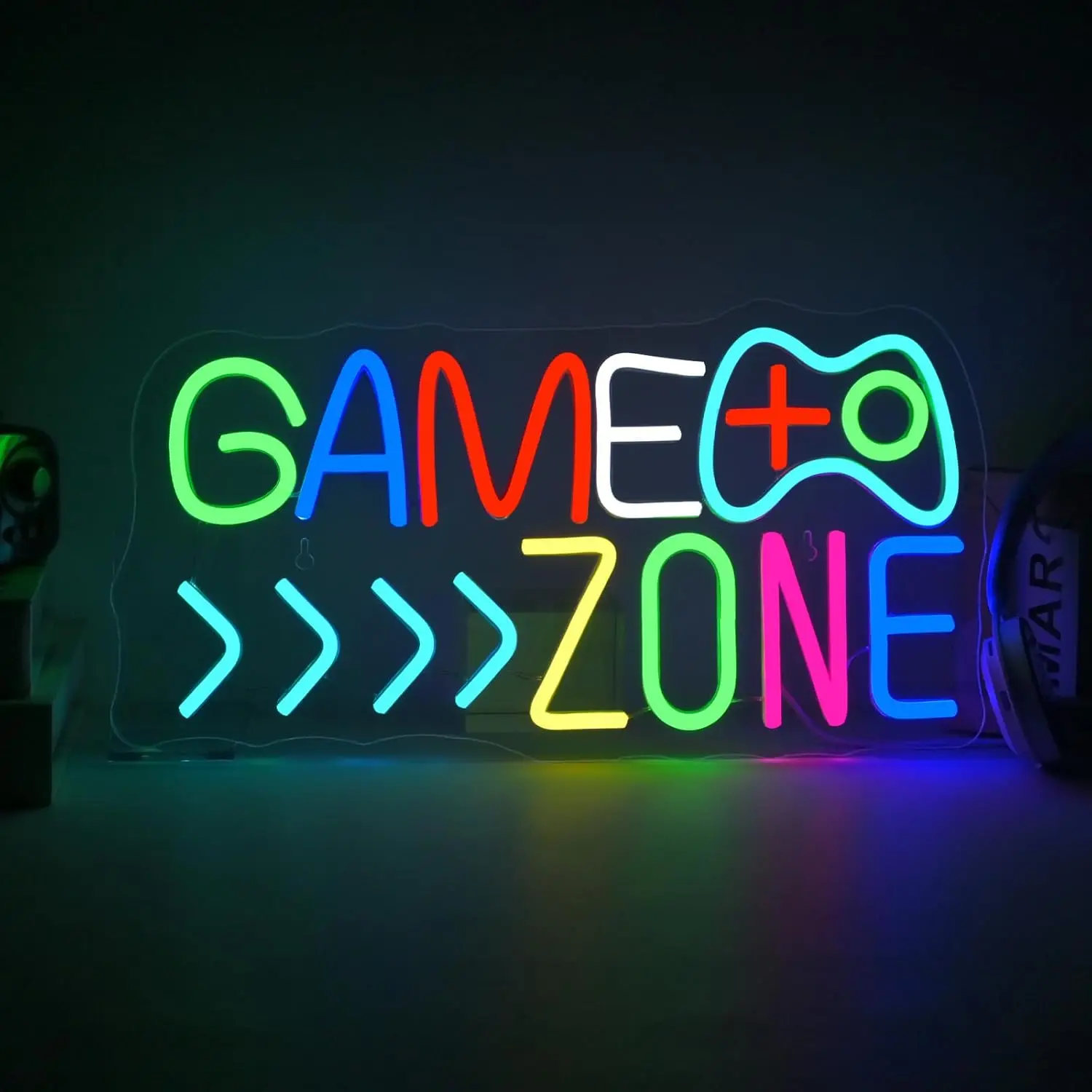 

Game Zone Neon Sign USB Powered LED Dimmable LED Neon Light for Bar Club Bedroom Hotel Gamer Room Dorm Decor Personzalized Gift