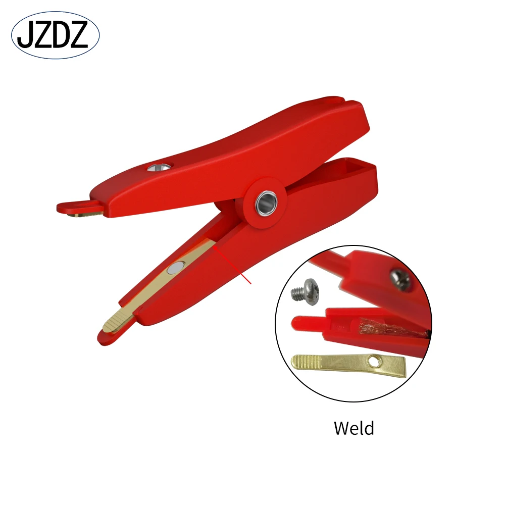 JZDZ 100CM Insulated BNC Male to Dual Kelvin Alligator Clip Low Loss Coaxial Cable Test Lead Connector for Oscilloscope J.70050