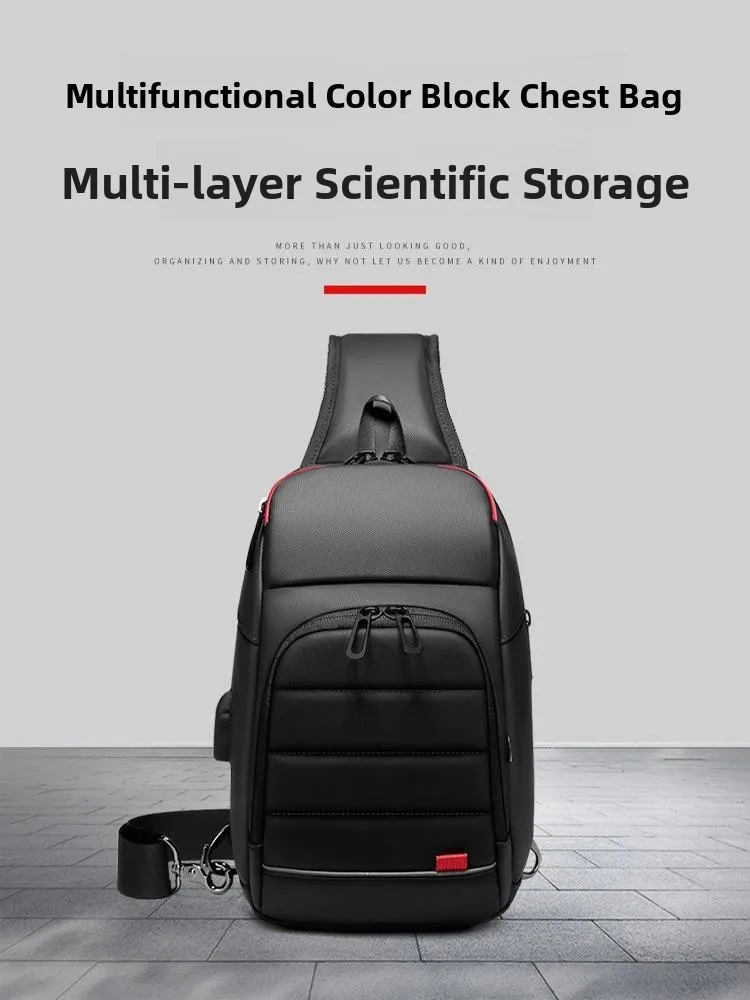 Military Knife Style Chest Bag - alternate angle