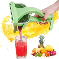 Fruit Juice Squeezer Manual Stainless Steel Juicer Detachable for Pressing Lemons Oranges Home Restaurants and Bars Kitchen Tool