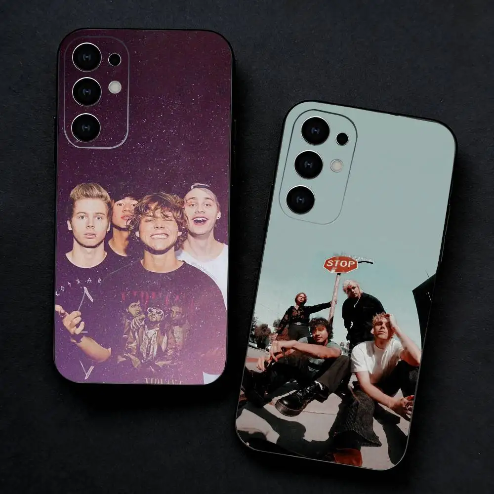 

5 S-Seconds of S-Summers Band Phone Case For Samsung S25,S24,S23,S22,S21,S20,Plus,Fe,Lite,Others Black Cover