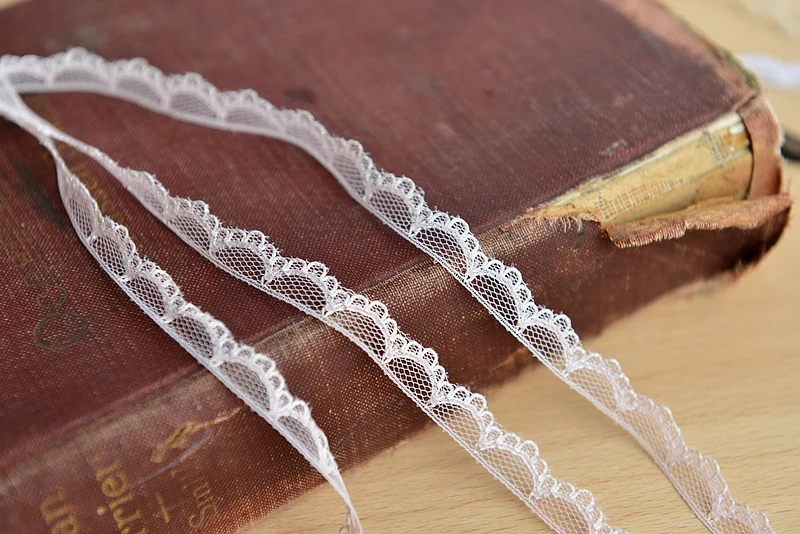 M0101 Taiwan supple half-moon lace accessories DIY lace 1cm hot sale renda bordada em tule