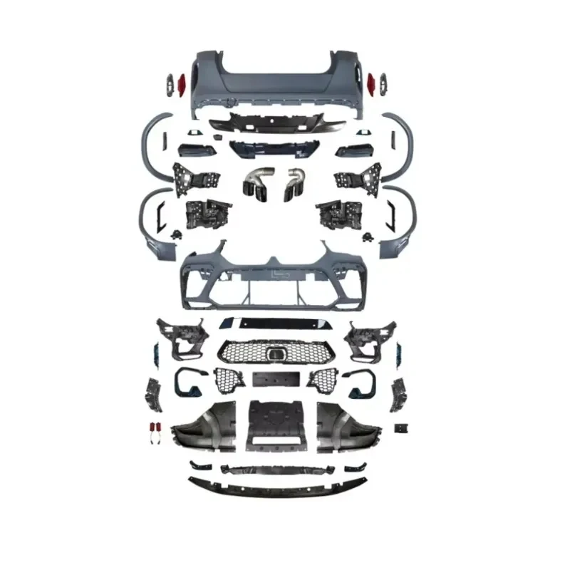 Bestseller 19-22 for  X6G06 Upgrade X6M Car Kits Front  Rear Car Bumpers 4 Exhaust Pipes Double Line Grille Modification s