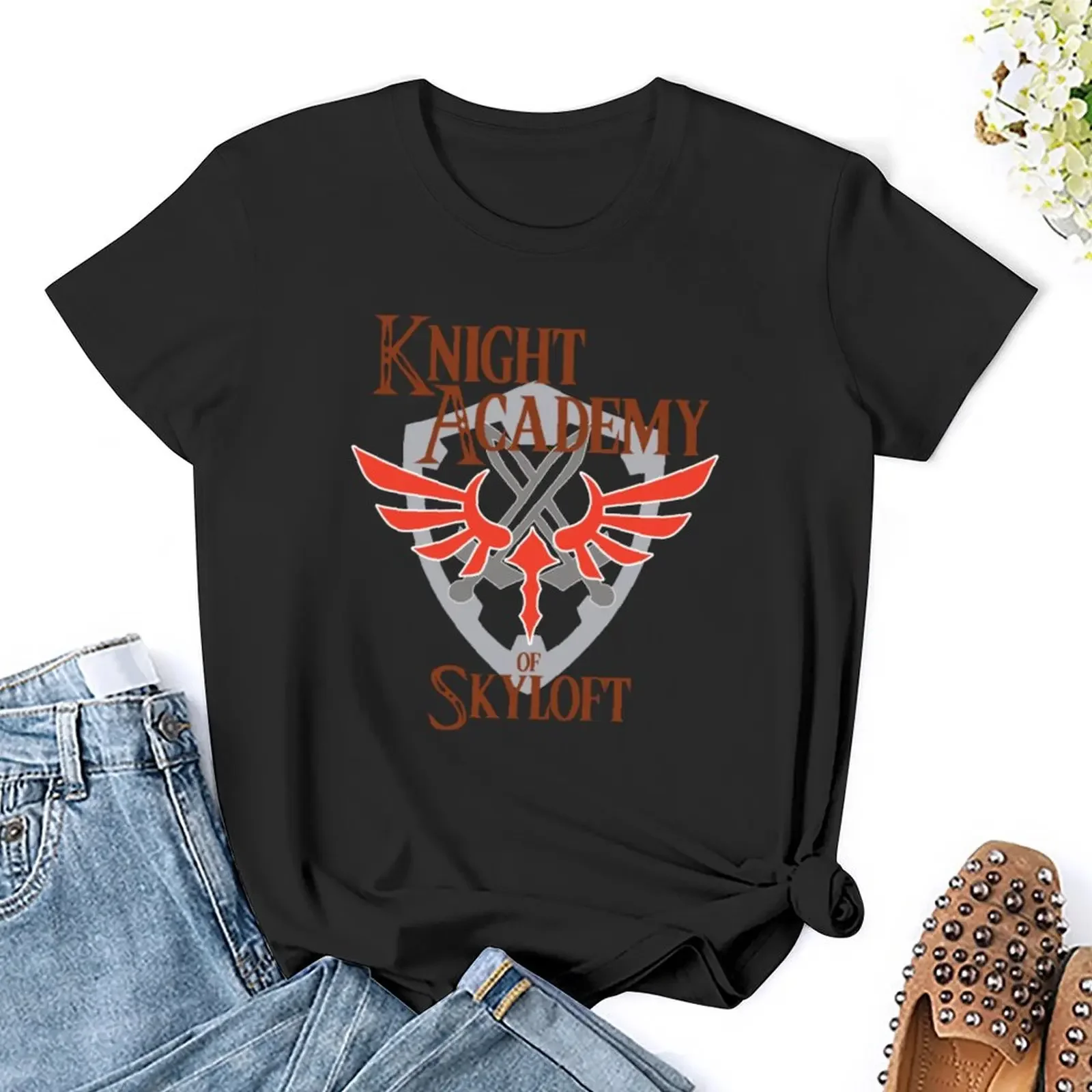 Knight Academy of Skyloft T-Shirt quick drying shirts graphic tees sublime Short sleeve tee Woman T-shirts